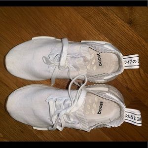 White NMD fly knit
